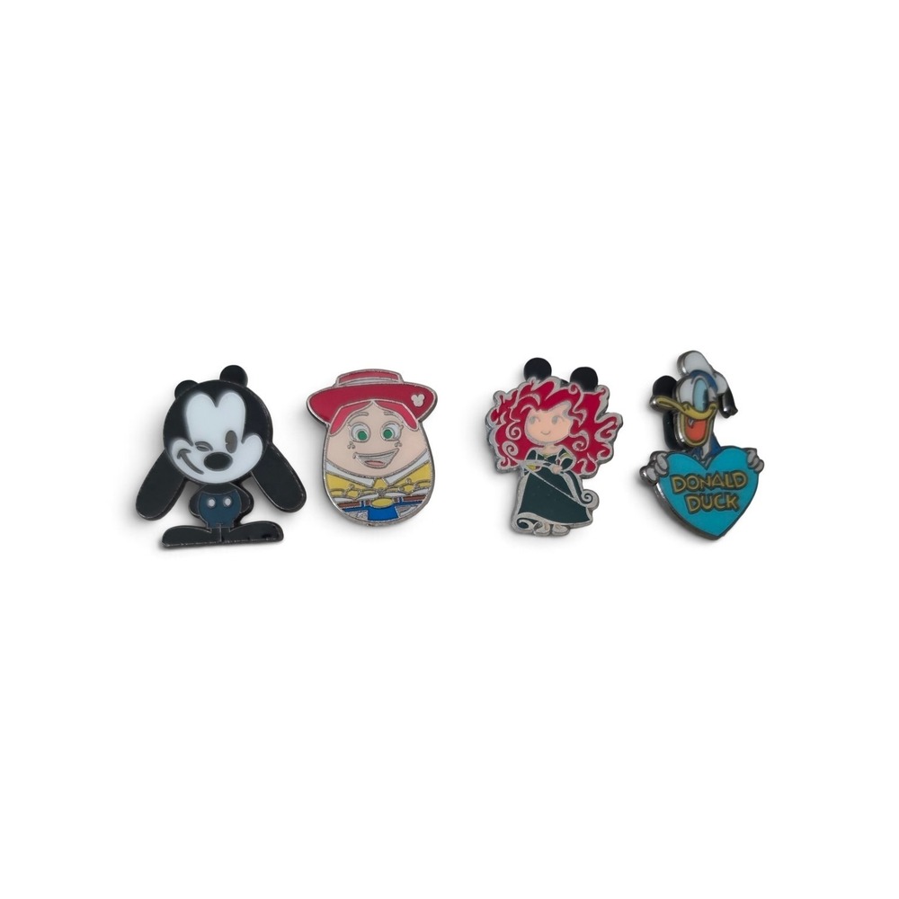 Disney Trading Pins Lot of 4 Oswald Jessie Toy Story Merida Brave Donald Duck...
